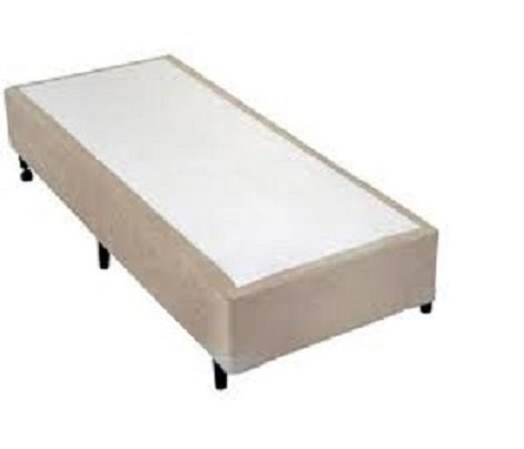 Cama Box Solteiro Colch O D X X Suede Bege Madeiramadeira