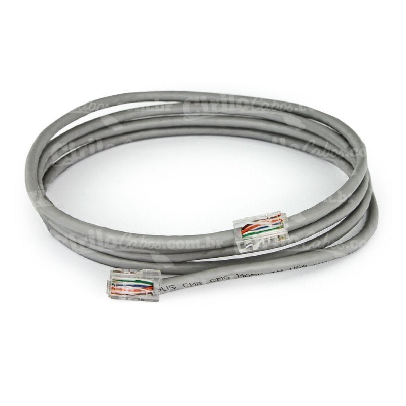 Patch Cord Cat Nexans Cinza M Madeiramadeira