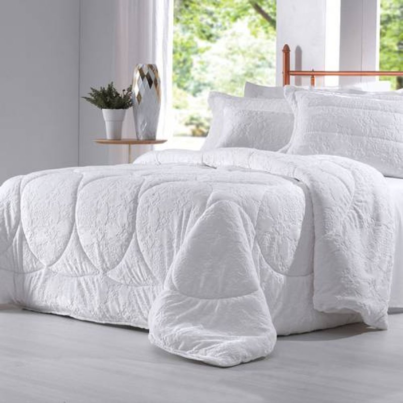 Cobertor Casal Altenburg 400g Plush Liso 2,20x2,40m Branco