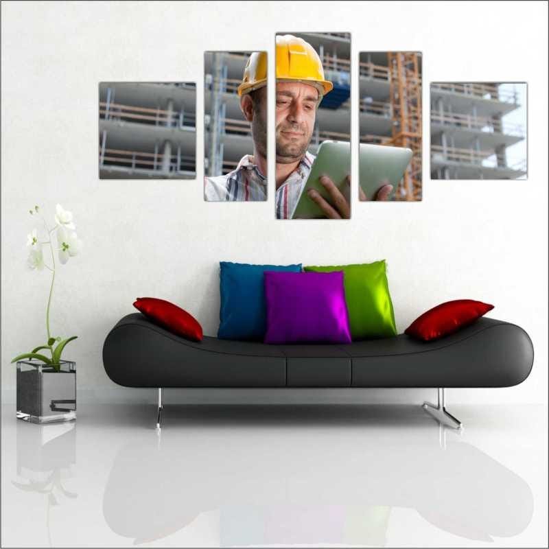 Quadro Decorativo Engenheiro Civil Arquitetura Engenharias MadeiraMadeira