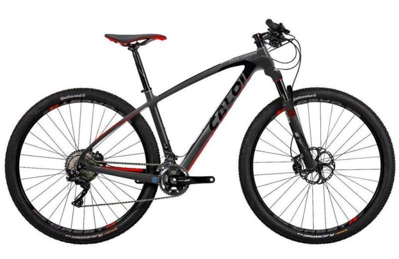 Bicicleta Elite Carbon Racing Aro 29 Quadro 19 Preto Caloi