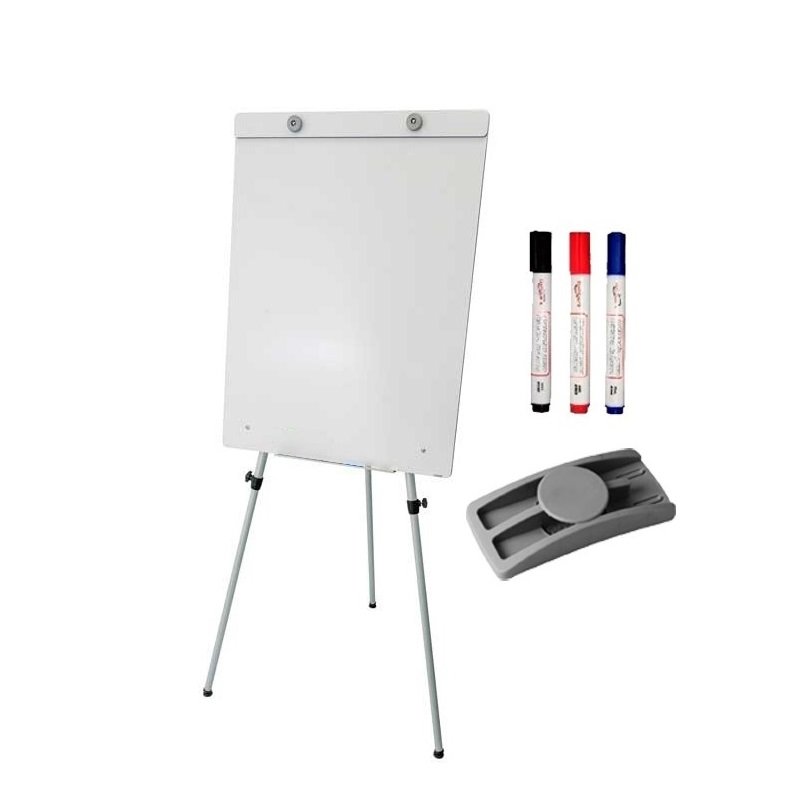 Cavalete Porta Bloco Para Flip Chart Quadro Branco Armação Aço