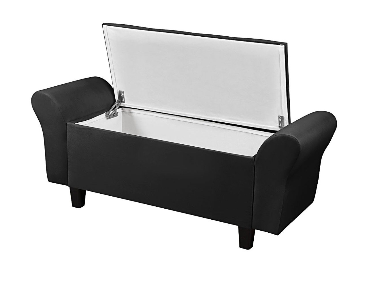 Recamier Ba Lara Cm Para Cama Casal Preto Madeiramadeira