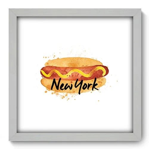 Quadro Decorativo New York Qdmb Madeiramadeira