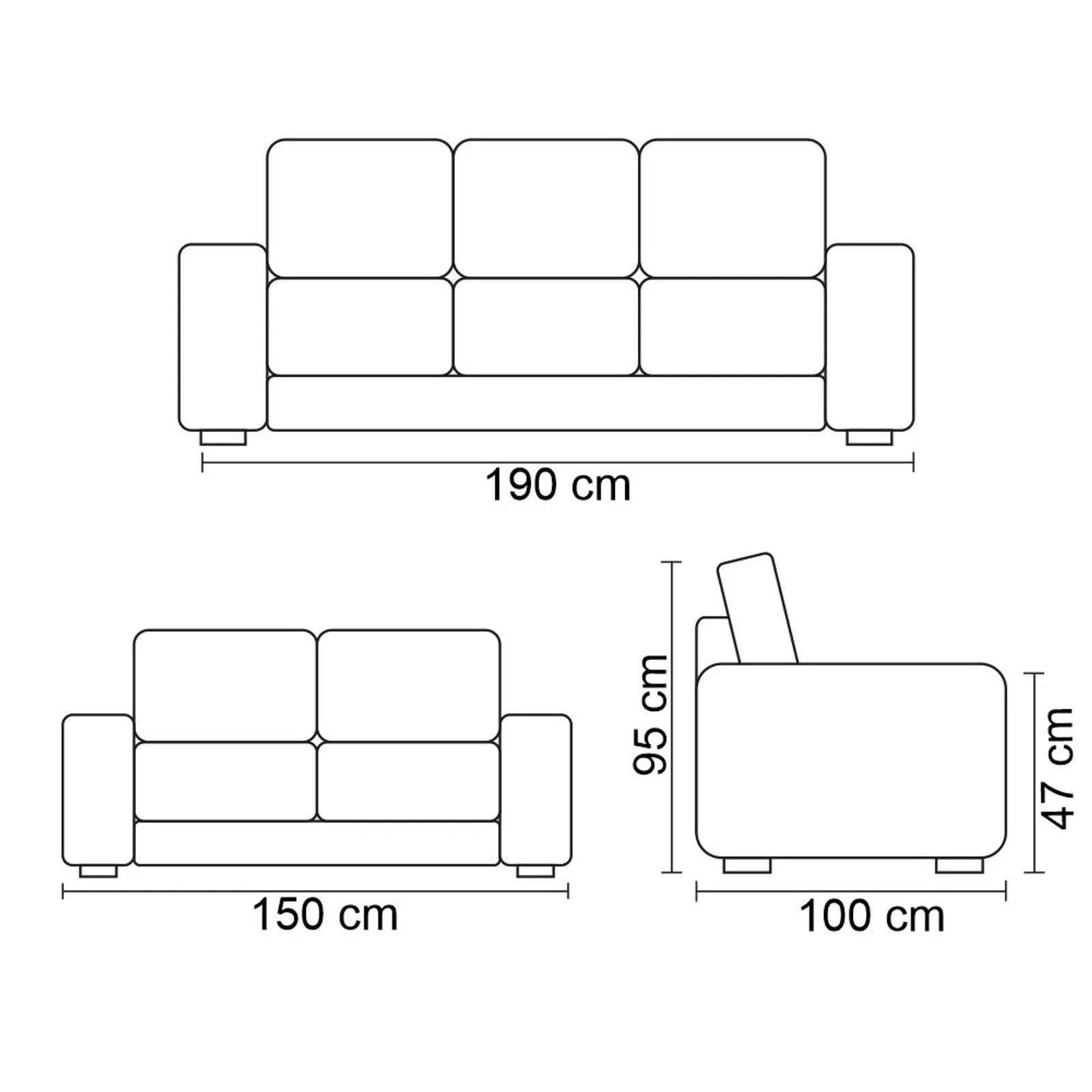 Conjunto Sofá 2 e 3 Lugares Lincon Estofados MobyCasa Moveis Cinza