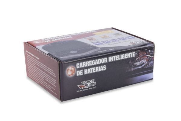 Carregador Inteligente De Bateria Automotiva V At Ah Para Moto