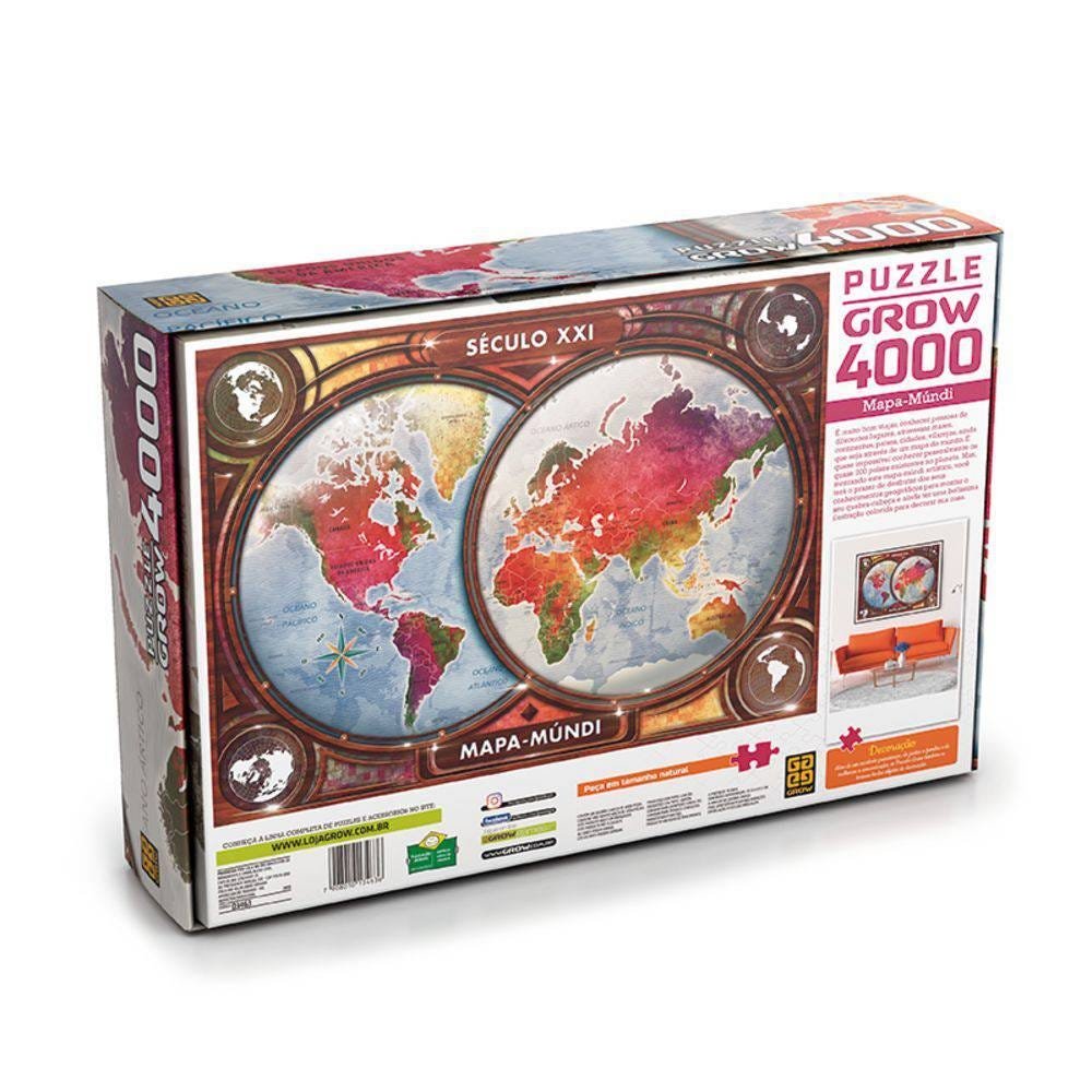 Quebra Cabe A Puzzle Pe As Mapa Mundial Hist Rico Grow