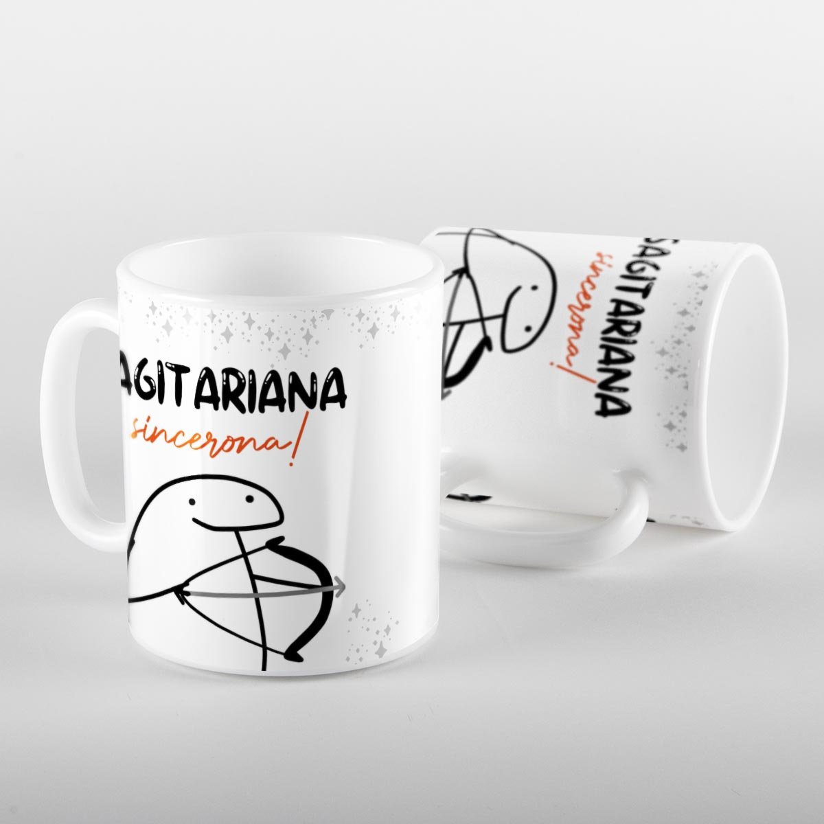 Caneca Flork Signos Sagitariana Sincera Madeiramadeira