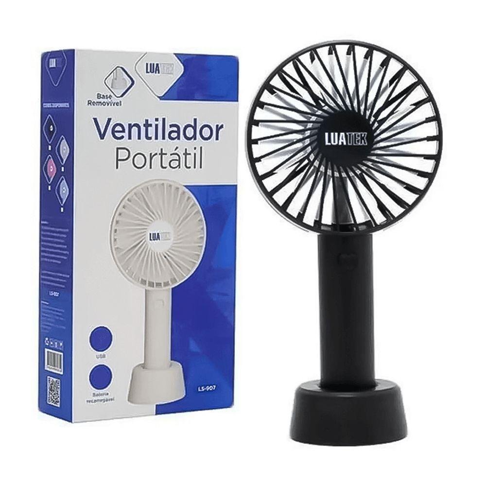 Ventilador Mini De Mesa Port Til Usb De M O Para Maquiagem Madeiramadeira