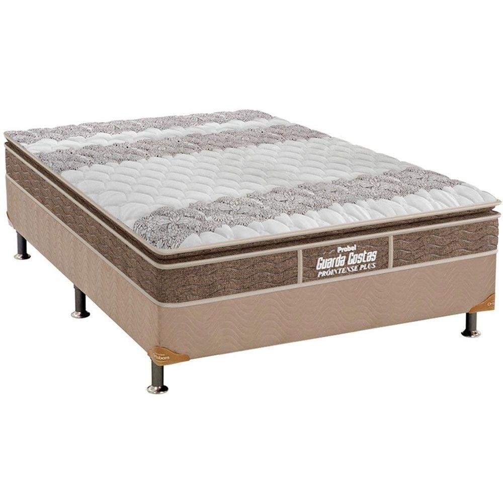 Cama Box Casal Colchão Espuma Probel D33 EP Guarda Costas Próintense