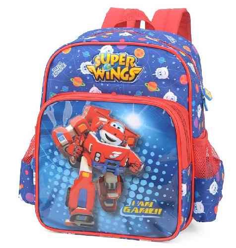 Mochila Infantil Super Wings Is Sw Azul Madeiramadeira