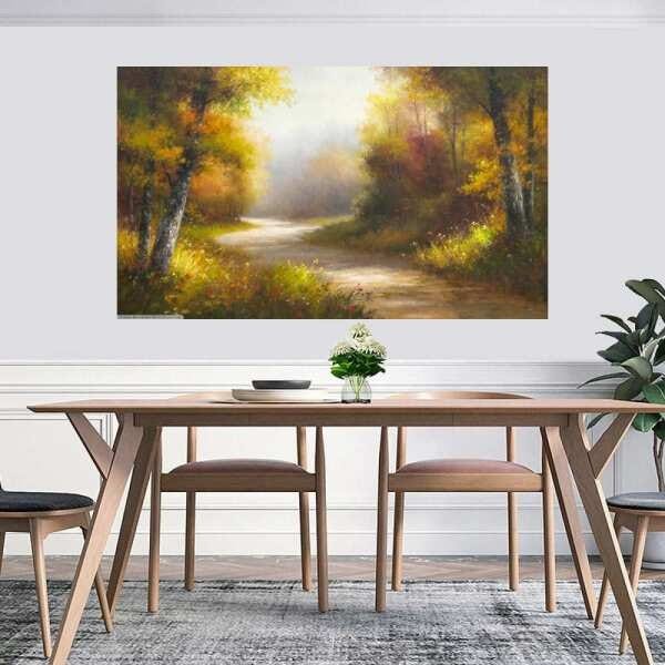 Quadro Pintura Paisagem Leo Sobre Tela Cod Cm A X Cm L