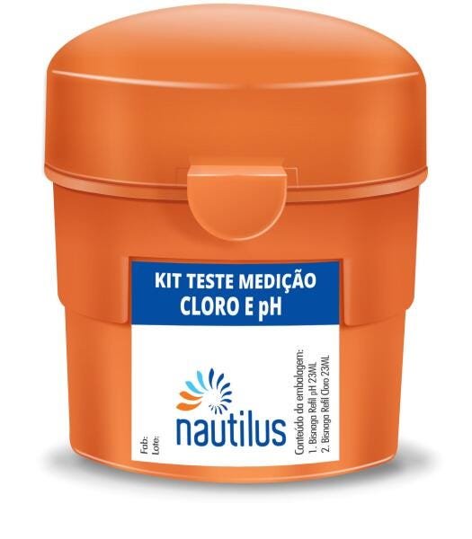 Kit Estojo De Teste Ph E Cloro Nautilus Madeiramadeira