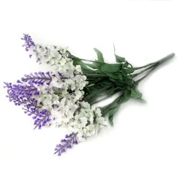 Flores Artificiais Kit Buqu S De Lavanda Flores E Folhas No Atacado