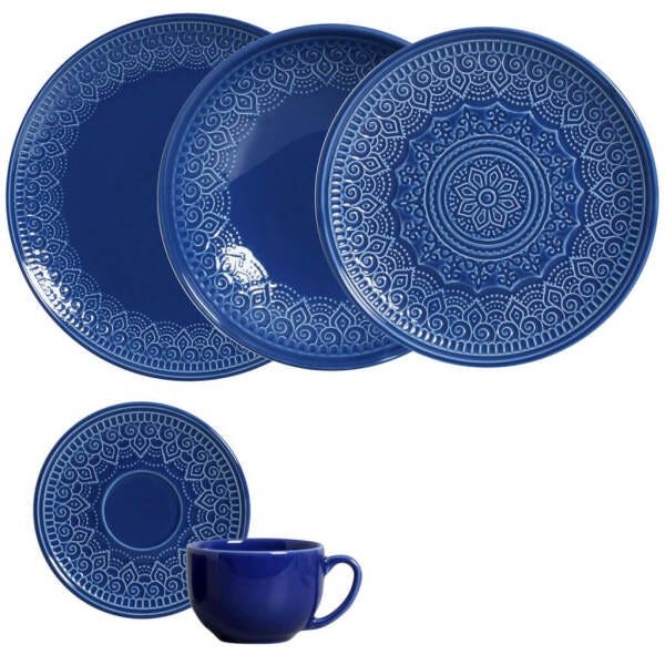 Aparelho De Jantar Azul Navy Agra Porto Brasil Pe As Madeiramadeira