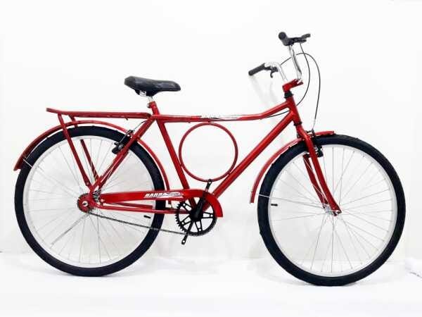 Bicicleta Modelo Barra Circular Aro X Vermelho Madeiramadeira