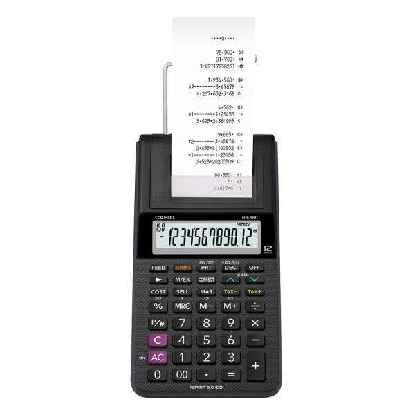 Calculadora Casio com impressora, 12 dígitos HR-8RC HR-8RC