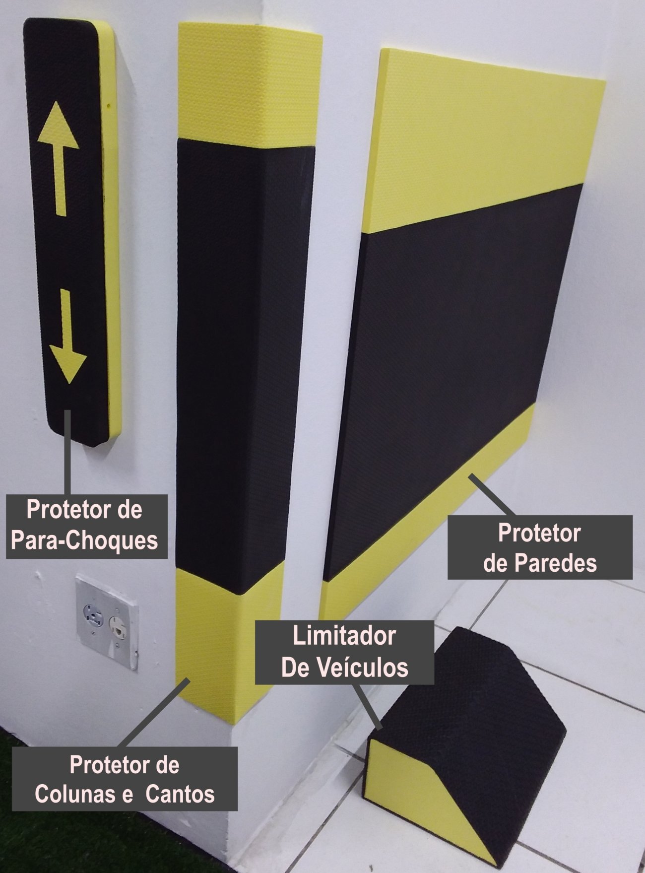 Cantoneira de Proteção de Paredes e Colunas Adesiva MadeiraMadeira