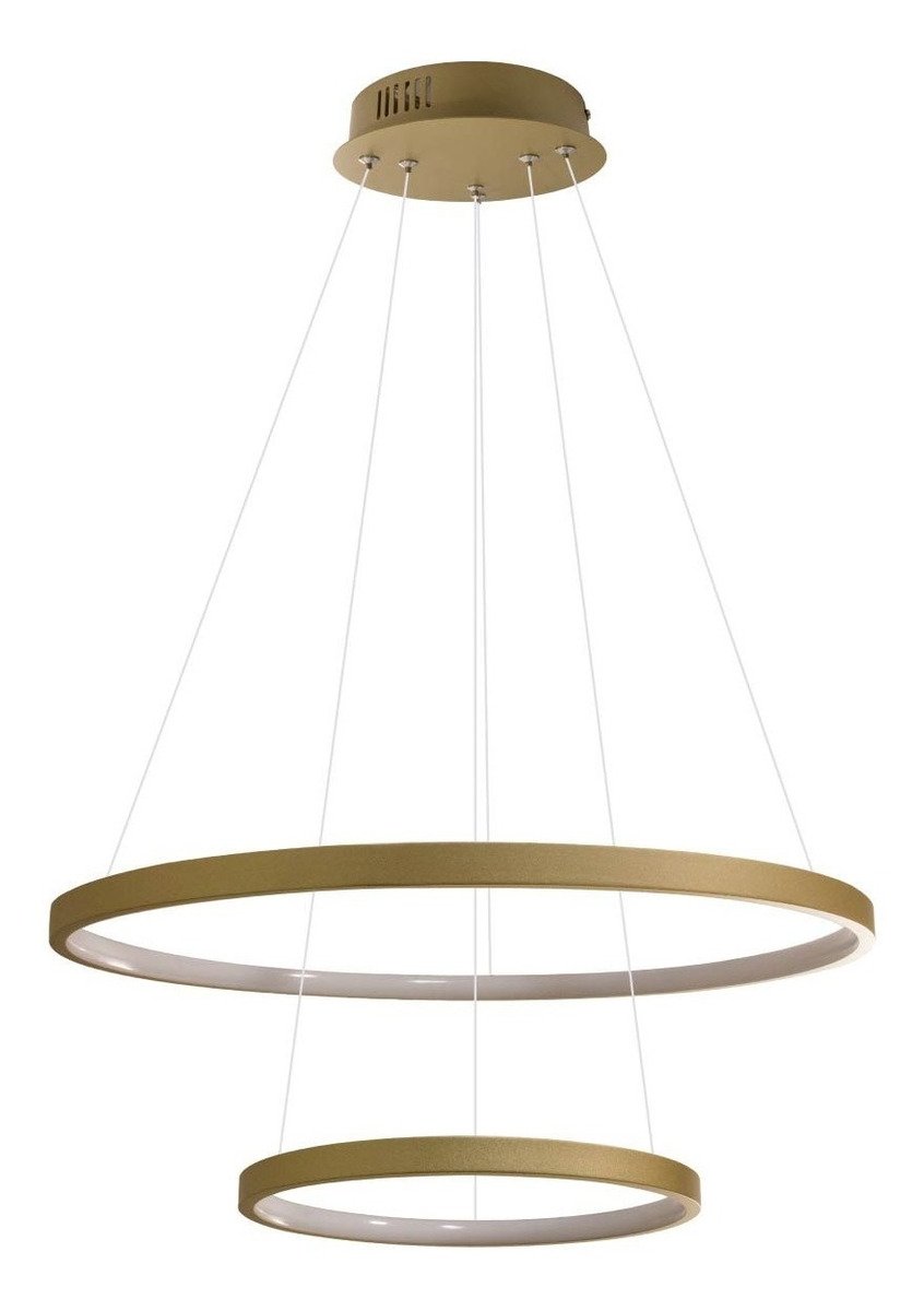 Lustre Pendente Moderno An Is Led W Arcos Dourado St