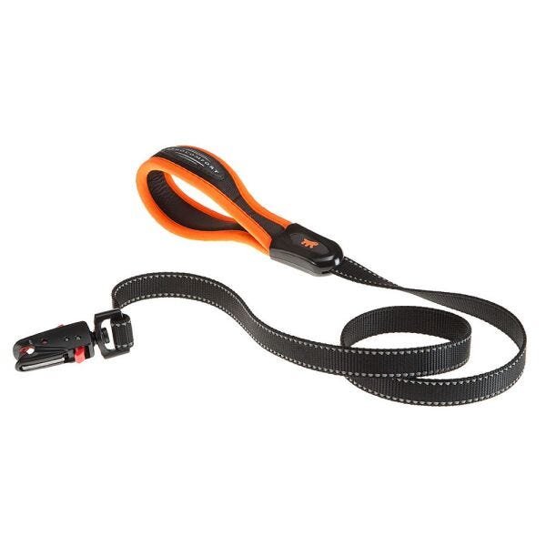 Guia Para Passeio Cães Ergofluo Matic Ferplast Laranja 25 mm X