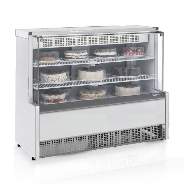 Vitrine Refrigerada Confeitaria Dupla Fun O Gpea R Br Branca Linha