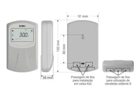 Controlador Eletr Nico Diferencial De Temperatura Mmz Tholz V