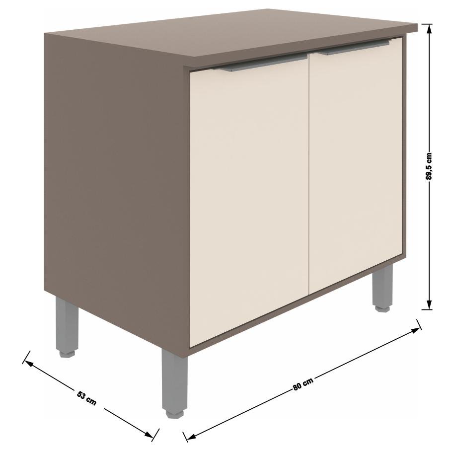 Kit Cozinha Planejada Completa Modulada Conjunto Pe As Portas