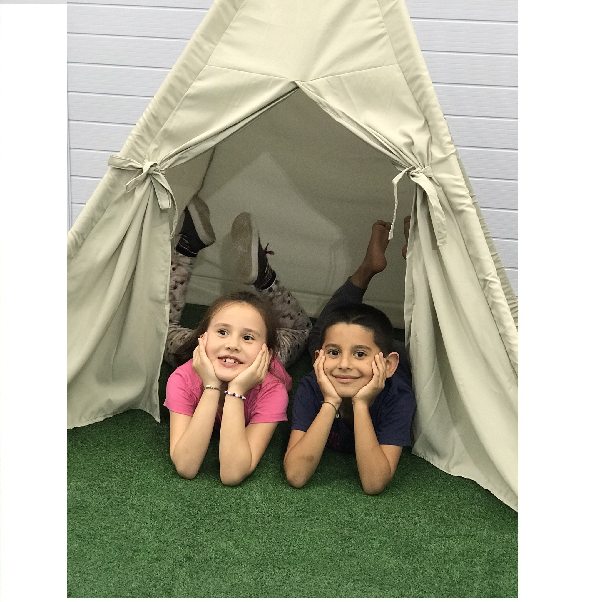 Barraca Cabana Infantil Toca Tenda De Ndio Festa Pijama Cor Nude Madeiramadeira