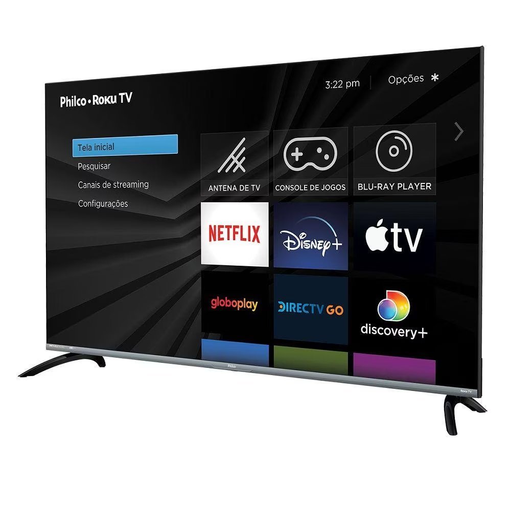 Smart Tv Philco 50 Polegadas Ptv50g70r2csgbl Ultrahd 4k Roku Led Bivolt