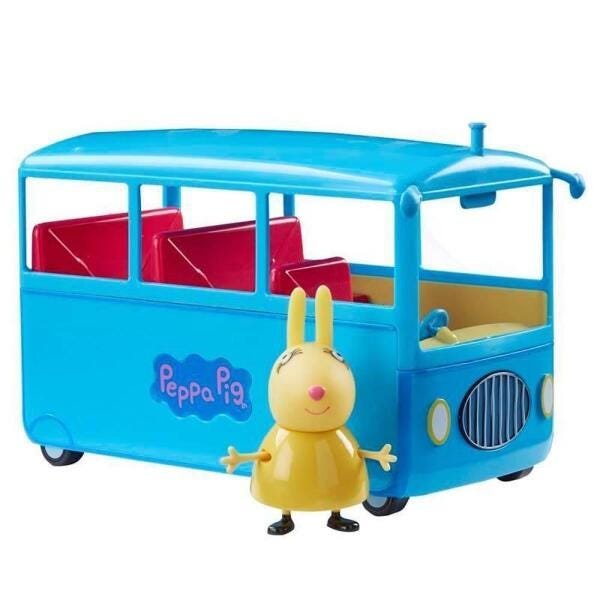 Peppa Pig Veículo com Boneco Ônibus Escolar Sunny 2307