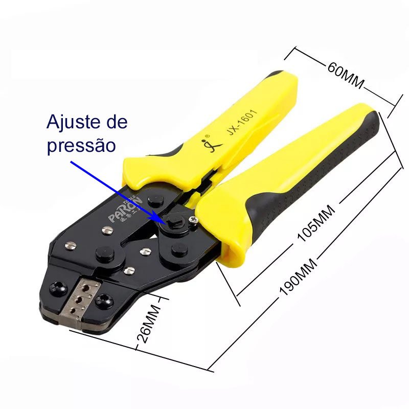 Kit Alicate Crimpador Mc Energia Solar Prensador Conector