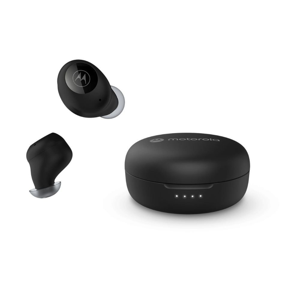 Fone De Ouvido Sem Fio Intra Auricular Moto Buds 150 Preto Motorola