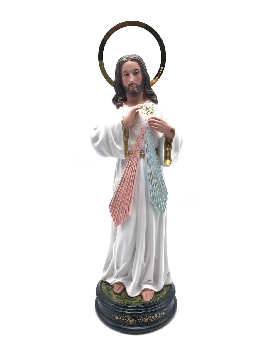 Imagem Jesus Misericordioso Elegance Resina 30 Cm MadeiraMadeira