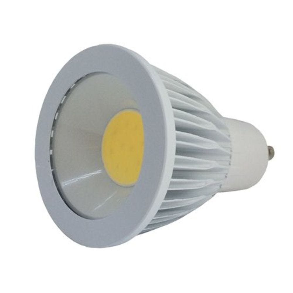 Lâmpada Dicróica Spot Led Cob 5w Branco Quente Bivolt Gu10 Ctb