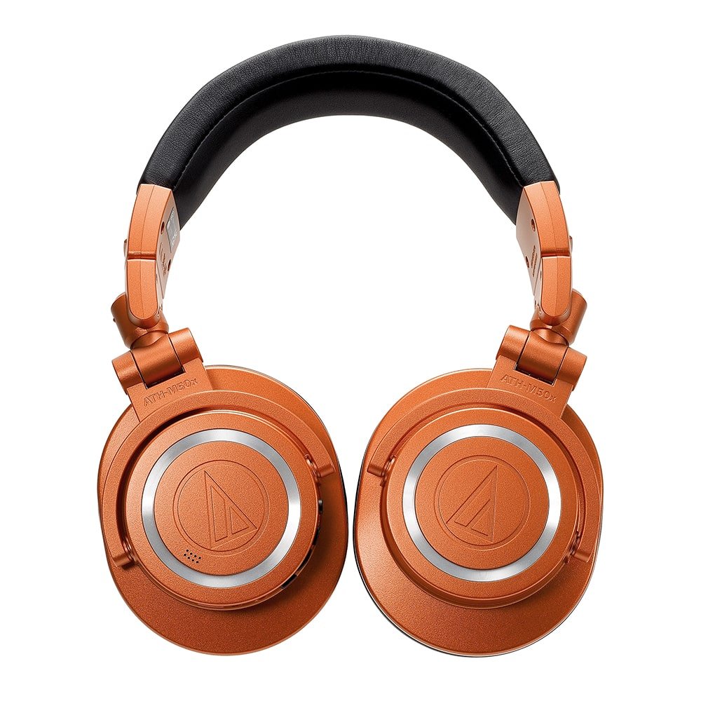 Fone De Ouvido Audio Technica Ath M Xbt Mo Bluetooth Laranja Met Lico