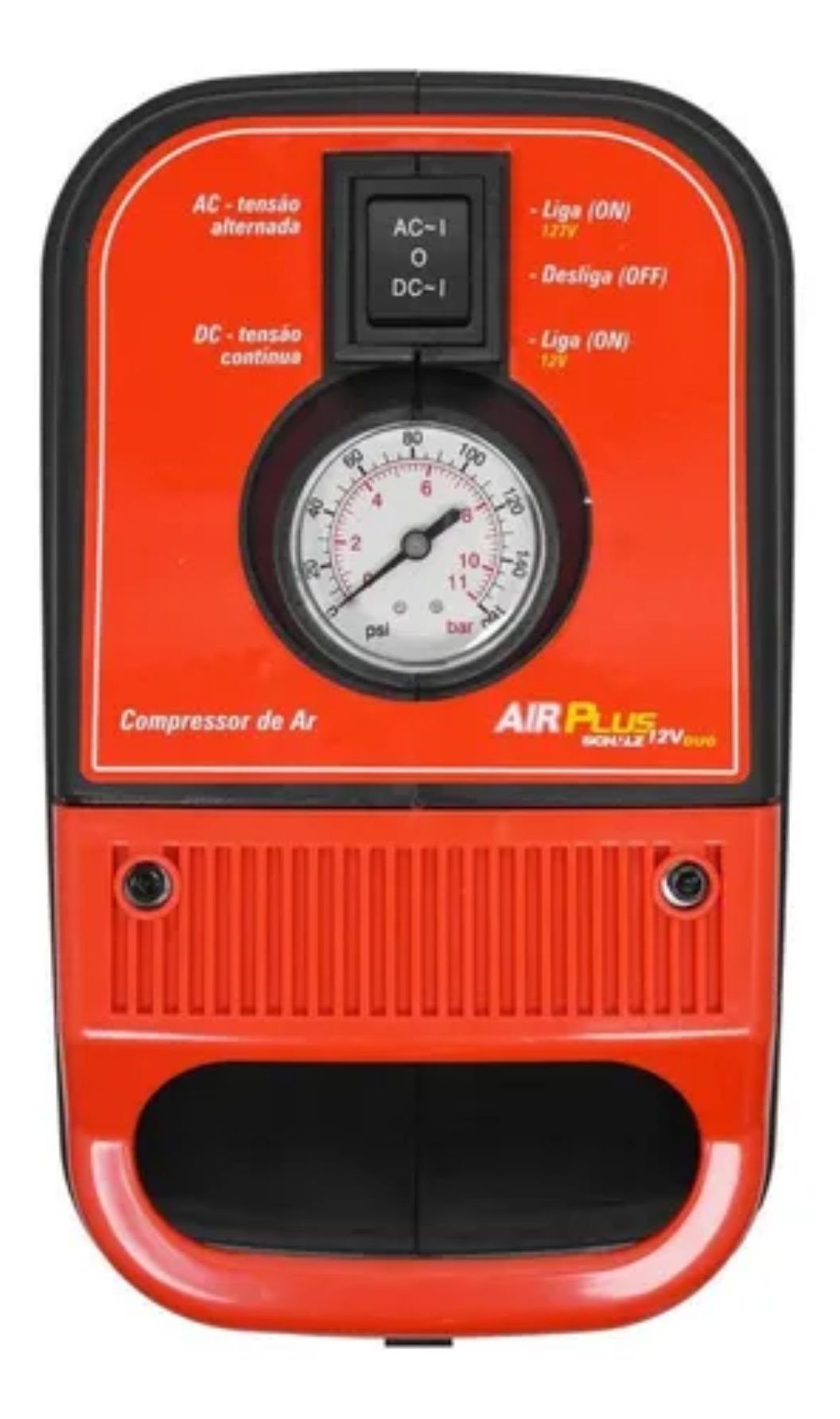 Motocompressor de ar portátil Schulz 12V Diafragma Air Plus 120w 12