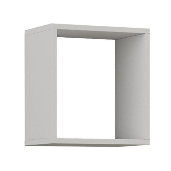 Kit Nichos Quadrado Quarto Parede Branco X X Mdf Suporte