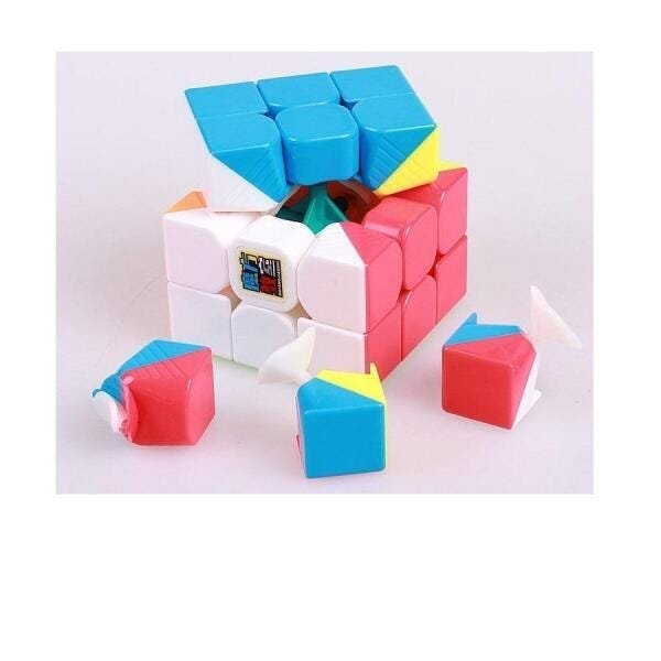 Cubo Mágico Profissional 3X3 Moyu Mf3Rs Stickerless MadeiraMadeira