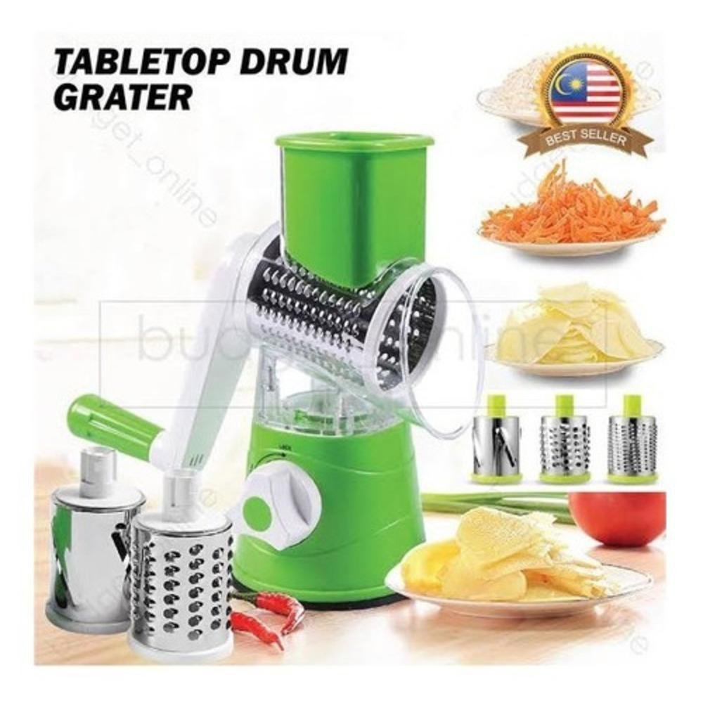 FATIADOR MANUAL ESPIRAL 4 EM 1 MANDOLINE CORTADOR RALADOR SPIRALIZER