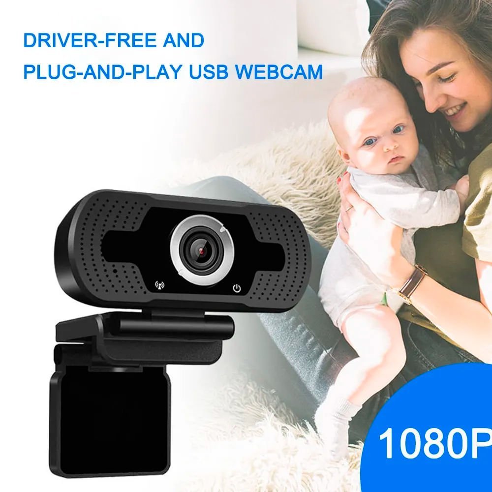 Webcam Para Videoconfer Ncia C Mera Usb Full Hd Microfone