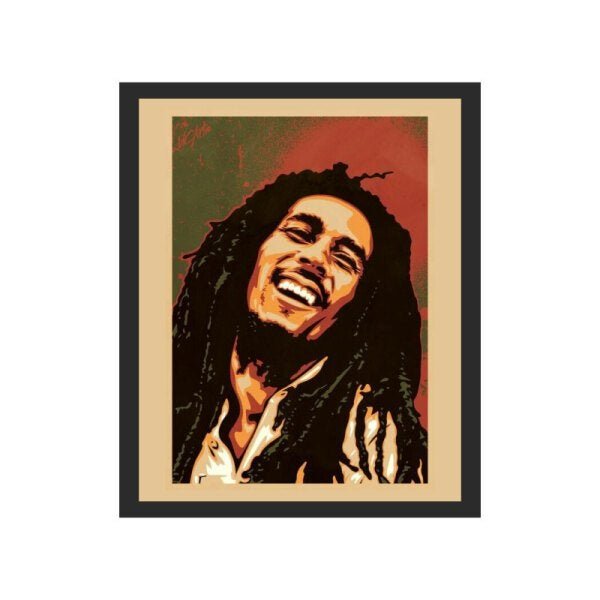 Quadro Decorativo Bob Marley 30 Cm MadeiraMadeira