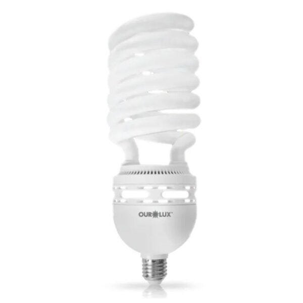 Lâmpada Spiralux 85W 127 220v Ourolux 110v MadeiraMadeira