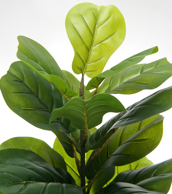 Planta Ficus Lyrata Cm Arvore Artificial Folhagem Luxo Madeiramadeira