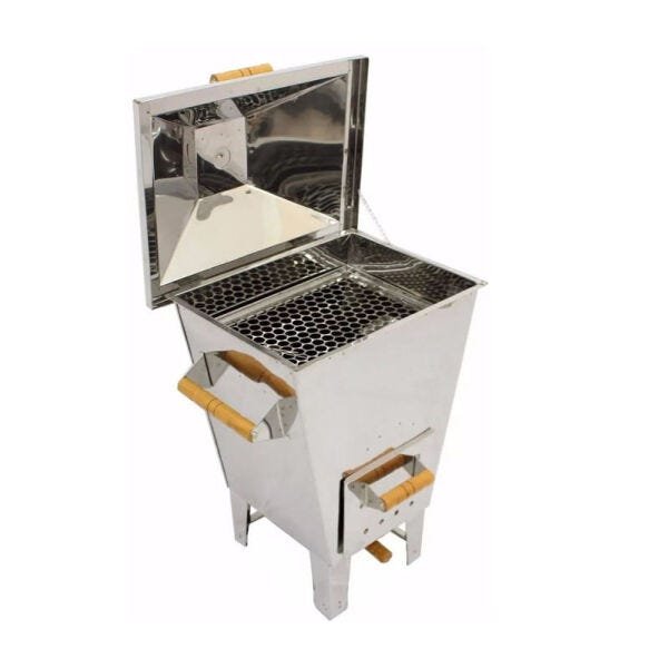 Churrasqueira De Inox Bafo House Grill Grande Madeiramadeira