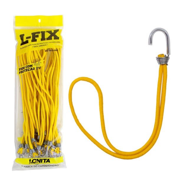 Extensor El Stico Fixador De Lona Caminh O Amarela Un Lfix