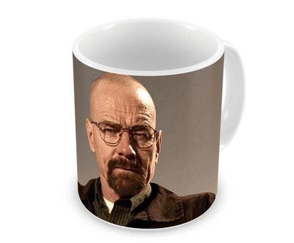 Caneca Breaking Bad Walter White Perfil Madeiramadeira