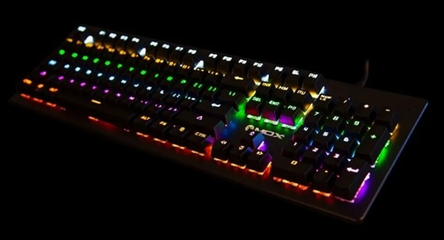 Teclado Gamer Mecanico Mox Mo Gk Led Anti Ghost Usb Usb Madeiramadeira