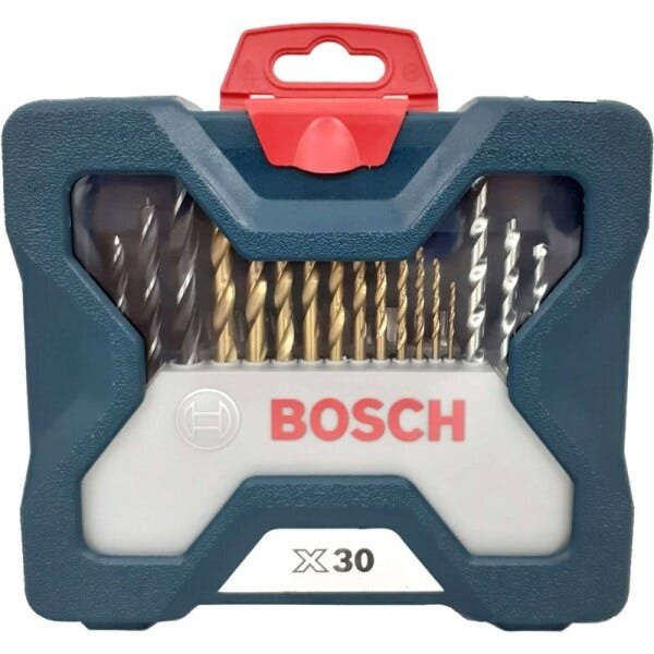 Jogo De Brocas E Pontas Bits Com 30 Peças X-line Titânio Bosch - 2