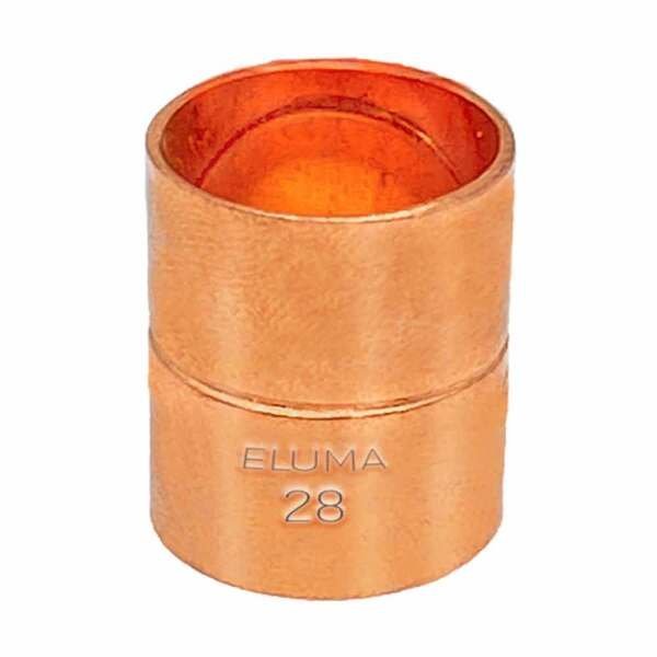 Luva de cobre 28 mm Eluma para Água e Gás - 2