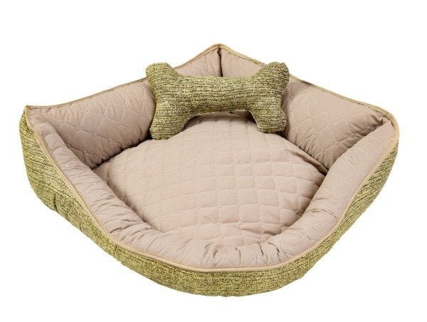 Cama Pet De Canto Luna Imperme Vel Grande Avel Claro Madeiramadeira